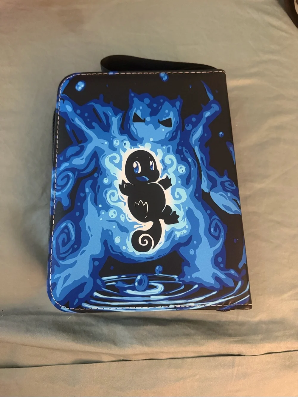 Charizard Fire Pokemon & Blastoise & Squirtle Pokemon 4 pocket Zip Up Binder
